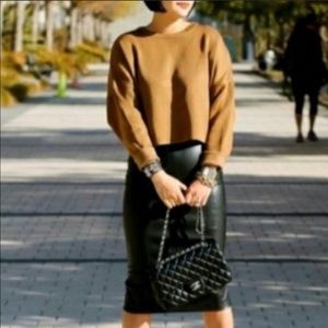 Genuine Leather Skirt